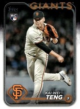 2024 Topps Update US212 Kai-Wei Teng San Francisco Giants Rookie Card