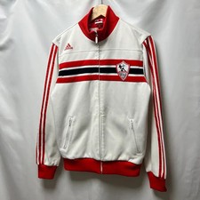 Adidas Egypt Jamalek Triple Stripes White Track Top