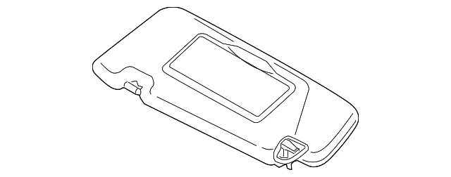 Genuine Nissan Sun-Visor 96400-1AA1B