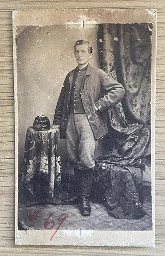 Original Civil War Soldier CDV from the Dead Letter Office in Washington DC