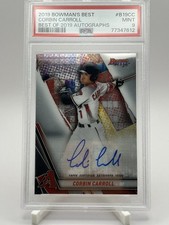2019 Bowman's Best Best of 2019 Autographs Corbin Carroll Auto RC #B19CC PSA 9
