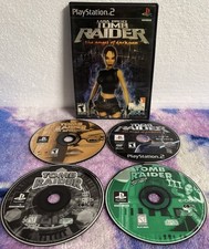 TOMB RAIDER Lot: I/ III/ Last Rev./ Angel Darkness - PlayStation 1 & 2 DISC ONLY