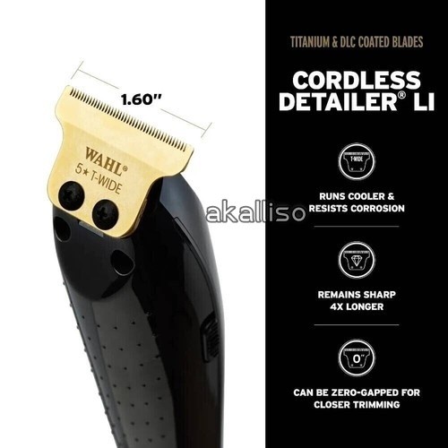 Wahl Cordless Black Magic Clip Clipper Detailer Trimmer Vanish 