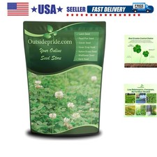 Perennial White Dutch Clover Seed - 2 lbs. Nitrocoated, Inoculated Clover See...