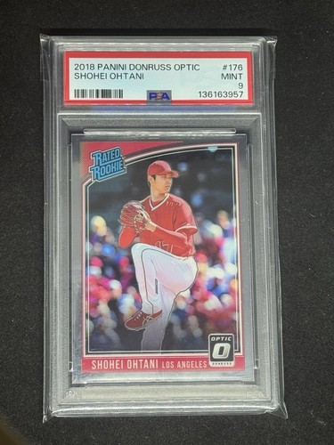 2018 Panini Donruss Optic Shohei Ohtani PSA 9! 🔥 Rookie #176 RC RR HOT