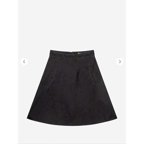 Mads Norgaard Stelly Black Denim Skirt