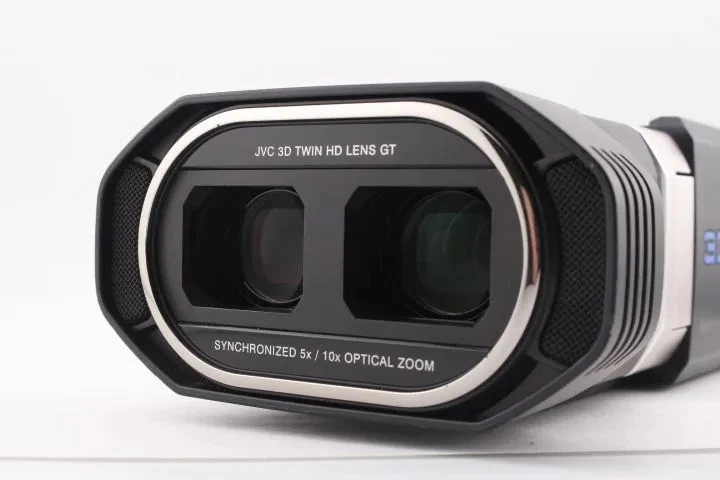 JVC Victor GS-TD1 Everio Full HD Video Camera, Black, 3D High Definition, Tested - Image 3 of 4