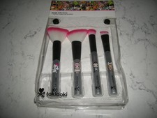 TOKIDOKI BRUSH WITH FAME 4 FASHION MAKE-UP BRUSHES new in packaging