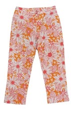Lilly Pulitzer Colorful Capri Breathable Floral Cotton Vacation Pants Size 4