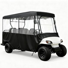 6 Passenger Golf Cart Enclosure 119 Inch Roof 600D Waterproof Cover Rain