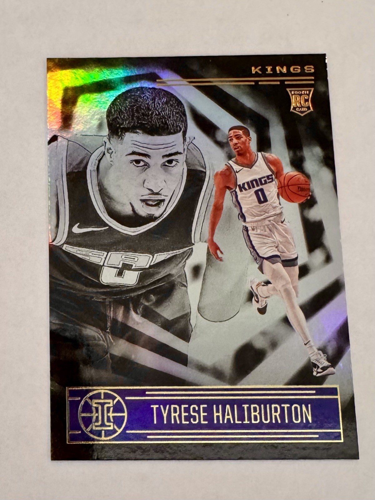 2020-21 Panini Illusions Tyrese Haliburton #153 Sacramento Kings Rookie RC