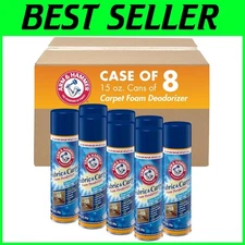 Fabric & Carpet Fresh Foam Deodorizer - 15 fl oz (Case of 8)