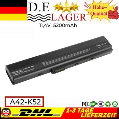 A32-K52 AKKU Für ASUS A42-K52  X52DR X52J X52JB X52JC X52JE X52JG X52JK 5200mAh