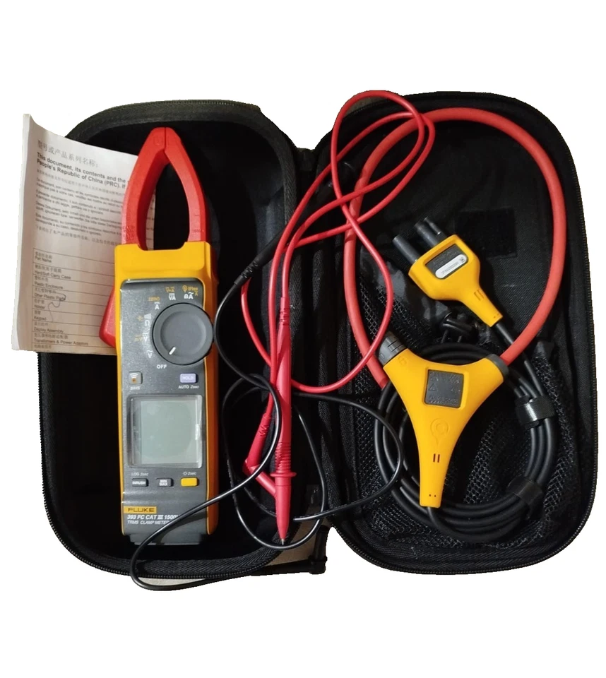 Pinza amperimétrica Fluke 393 FC True-RMS – 1500V CAT III compacta clasificac... - Imagen 2 de 4