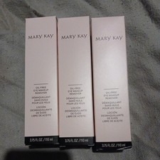 LOT OF 3 Mary Kay Oil-Free Eye Makeup Remover 3.75 fl. oz. Each