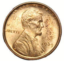 1909 VDB Lincoln Head Cent - BU Red