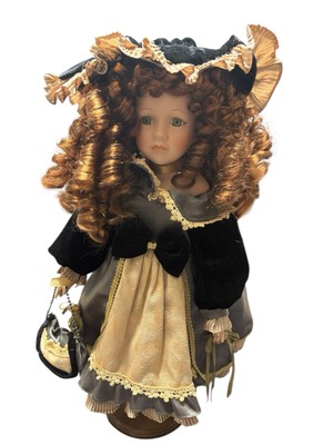Emerald Doll Collection Doll Red Hair Victorian Outfit 16in