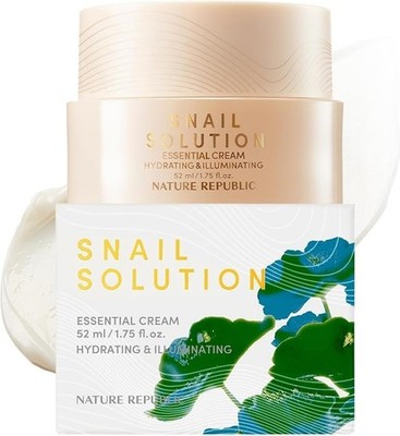 Nature Republic Snail Solution Cream Plumper Looking Complexion 55ml NEW