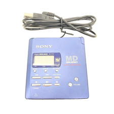 SONY MZ-R55 Portable Audio Walkman Personal MiniDisc Recorders Blue Japan Q7KIY