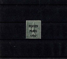 FRANCE STAMP TIMBRE PREOBLITERE 31 " SEMEUSE POSTES PARIS 1922 " NEUF x TB A104