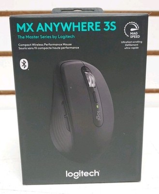 Logitech MX Anywhere 3S Wireless Mouse (Black, 910-006928) Brand New, Sealed