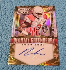 2015 Prizm Draft Picks Deontay Greenberry Camo Rookie Autograph 102/199 #166