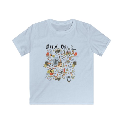 Kids Camping T-Shirt | Outdoor Adventure Doodle Tee for Boys & Girls - Picture 10 of 11