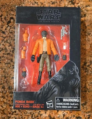 2017 Hasbro Star Wars Black Series Walmart Exclusive Ponda Baba 3.75'' Figure New