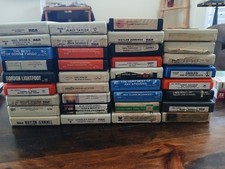 Lot of 34 mixed 8 track tapes Untested