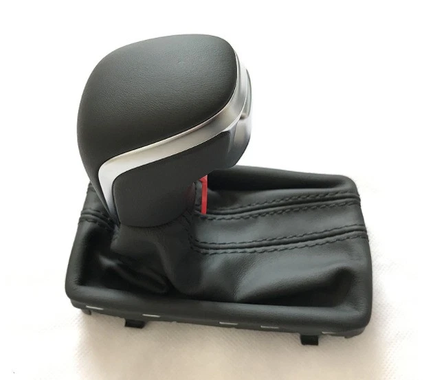 For LHD Audi A7 A6 C7 2016- 2018 Black DSG Ball Shifter Gear Shift Knob & Boot Foto 4 de 4