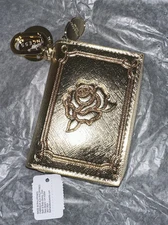 Bath & Body Works Disney Princess Belle Gold Coin Purse NWT Limited Edition