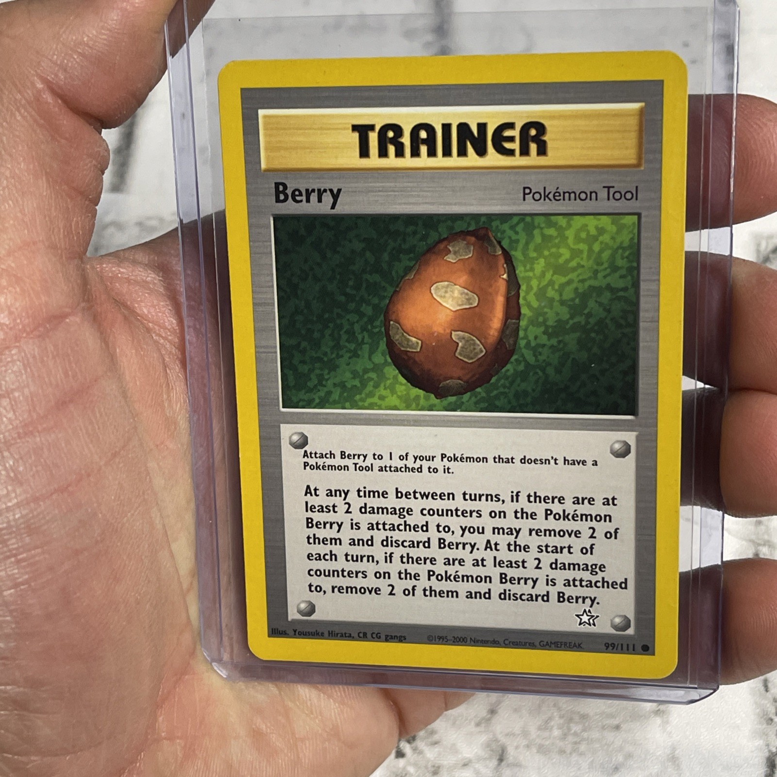 Berry 99/111 Neo Genesis Trainer Pokemon Card NM Vintage Vtg Nintendo TCG WOTC