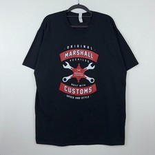 Jerzees Marshall Customs Distressed Graphic T...