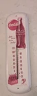 VINTAGE COCA COLA / COKE METAL THERMOMETER WALL DECOR SIGN 17"x5"