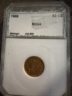1908 2.50 gold indian head coin