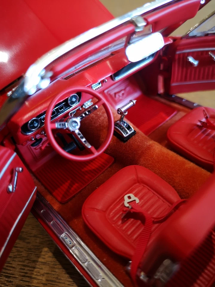 modellini auto 1 18 Ford Mustang Del 1964 Della Precis+ Harley Davidson sc. 1/24 - Immagine 4 di 4