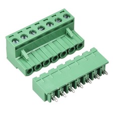 7 Pin 5.08mm Pitch Male Female PCB Screw Terminal Block 5 Sets