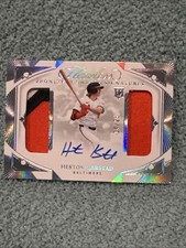 2024 Panini Flawless Heston Kjerstad Prominent Swatch Signatures Patch Auto /25