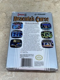 Castlevania 3 III Dracula's Curse Nintendo NES CIB Authentic Inserts Game