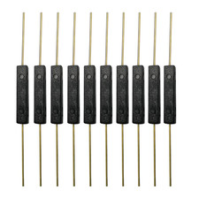10Pcs Plastic Reed Switch Reed Contact Normally Open (N/O) Magnetic Induction