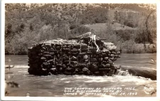 1940s Location of Sutter's Mill California Gold Rush Sawyer Real Photo Postcard