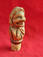 Vintage ANRI Hand Carved Wood Peasant Woman i...