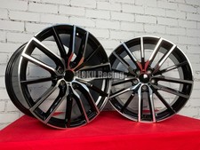 4X 21" 742M Style 5X120 Schwarz Alufelgen passend für BMW X5 X6 E70 E71 F15 F16