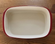 Pampered Chef Family Heritage 9x13 Red Casserole Dish New Traditions Collection