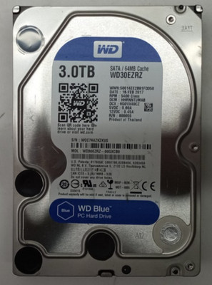 Western Digital Blue 3TB HDD 3.5'' SATA 64MB Cache 5400RPM WD30EZRZ TH487