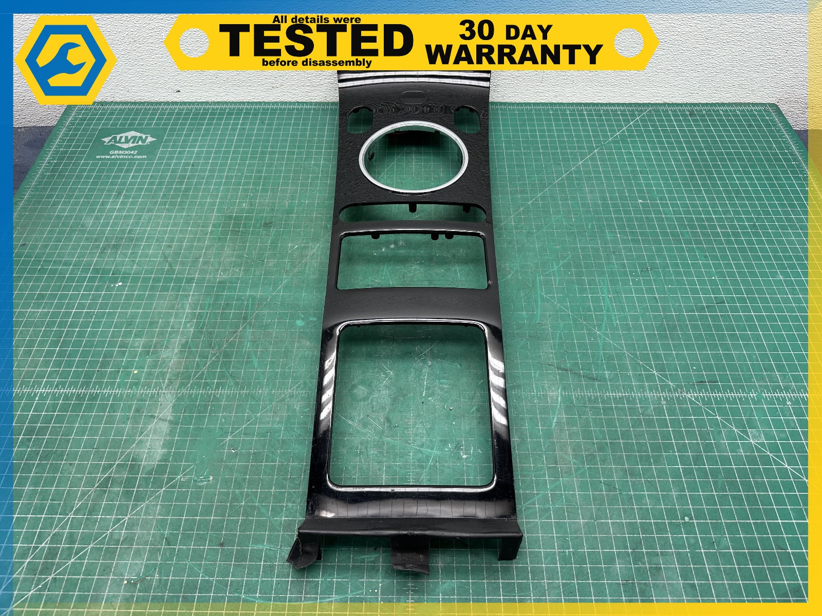06-12 BENTLEY Flying Spur CENTER CONSOLE UPPER BEZEL MOLDING TRIM COVER OEM