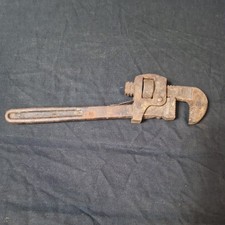 Vintage Adjustable Pipe Wrench Stillson Style Heavy Duty Tool 12”