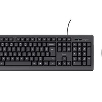 Keyboard & Mouse Trust TKM-250 Wired Black (De) (23978)