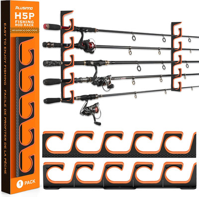 H5P Fishing Rod/Pole Holders for Garage, Fishing Rod Holder Ceiling or Wall Moun