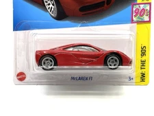 2025 Hot Wheels McLaren F1 (red) #243 SUPER CUSTOM WHEEL SWAP by AEB